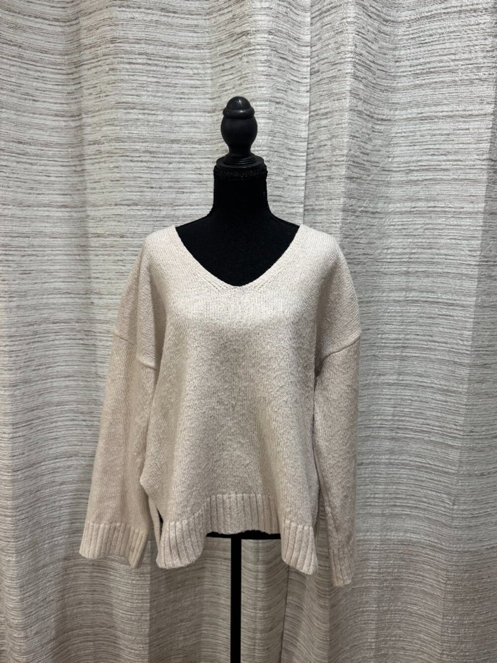 For the Republic Cream Sweater Size Medium